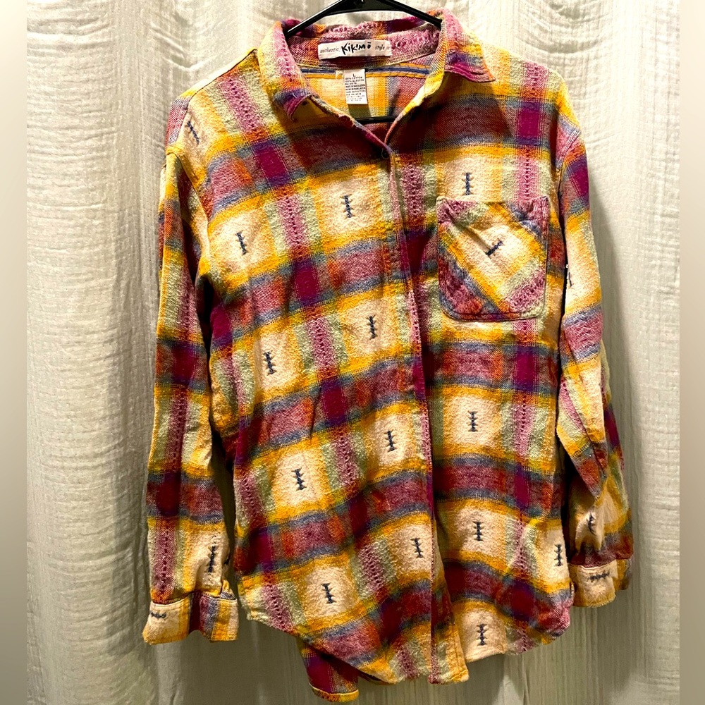 Vintage Kikomo Plaid - Size L